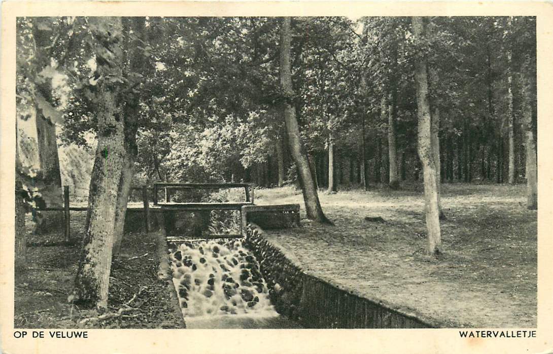 Op de Veluwe Watervalletje