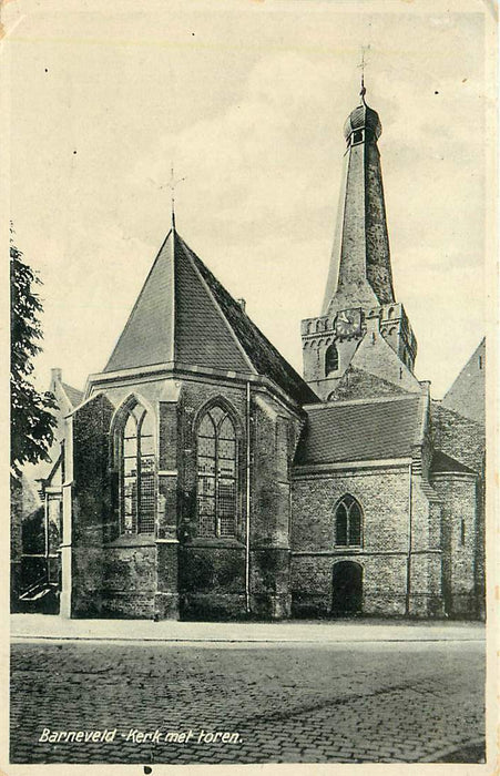 Barneveld Kerk met toren