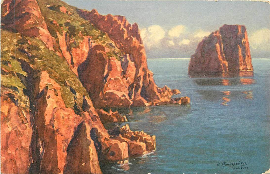 Capri Abend an der Kuste