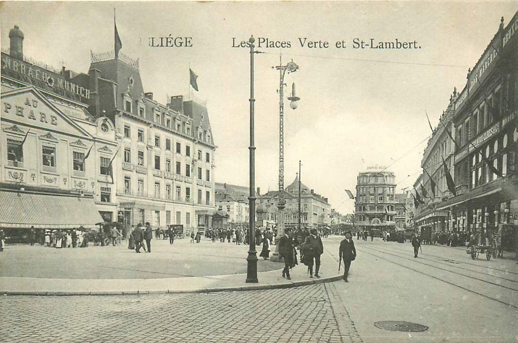 Liege Les Places Verte et St-Lambert