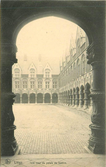 Liege lere cour du palais de Justice