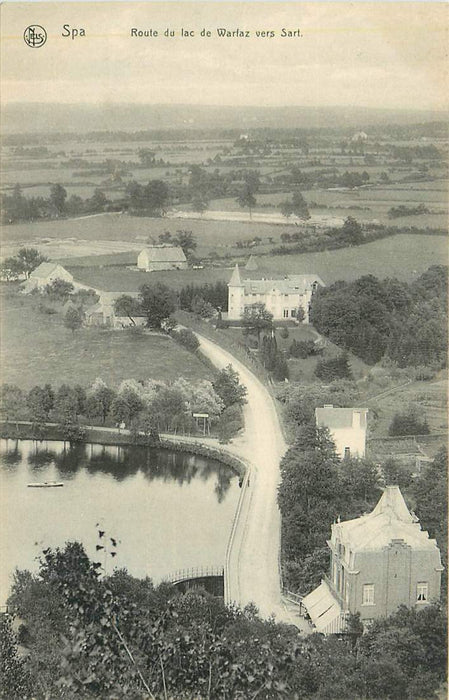 Spa Route du lac de Warfaz vers Sart