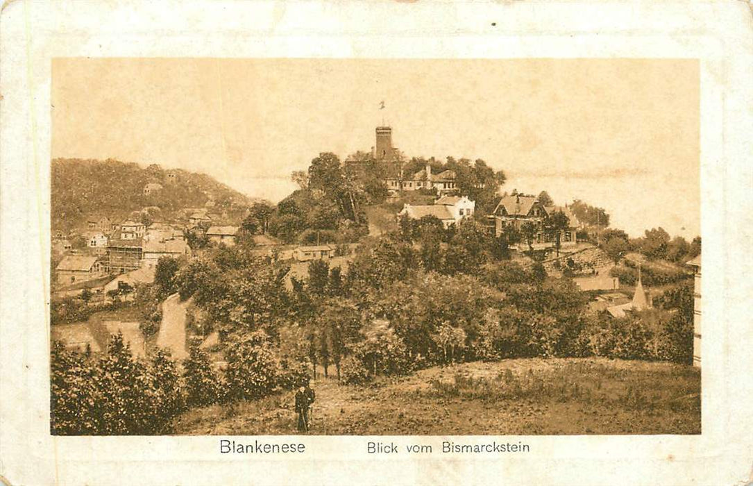 Blankenese Blick vom Bismarckstein