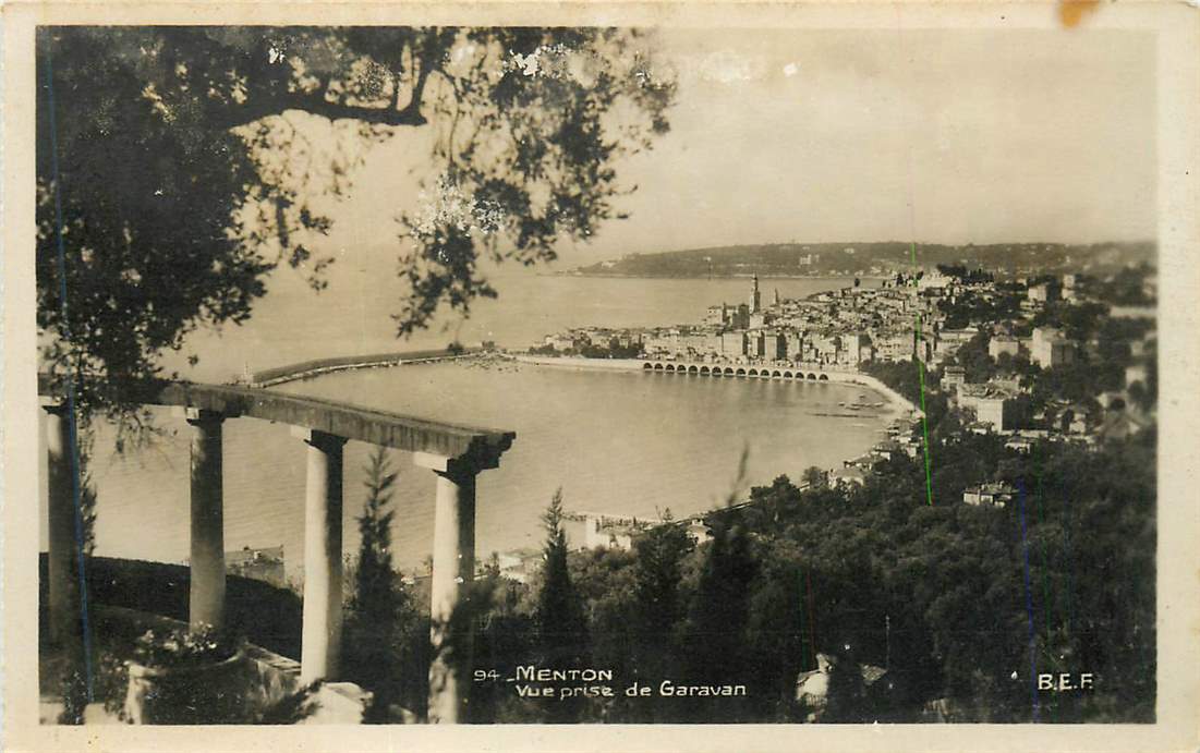 Menton Vue prise de Garavan