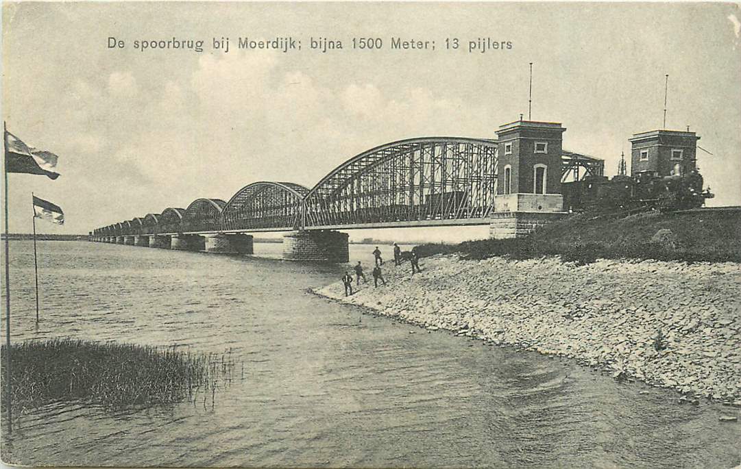 De spoorbrug bij Moerdijk