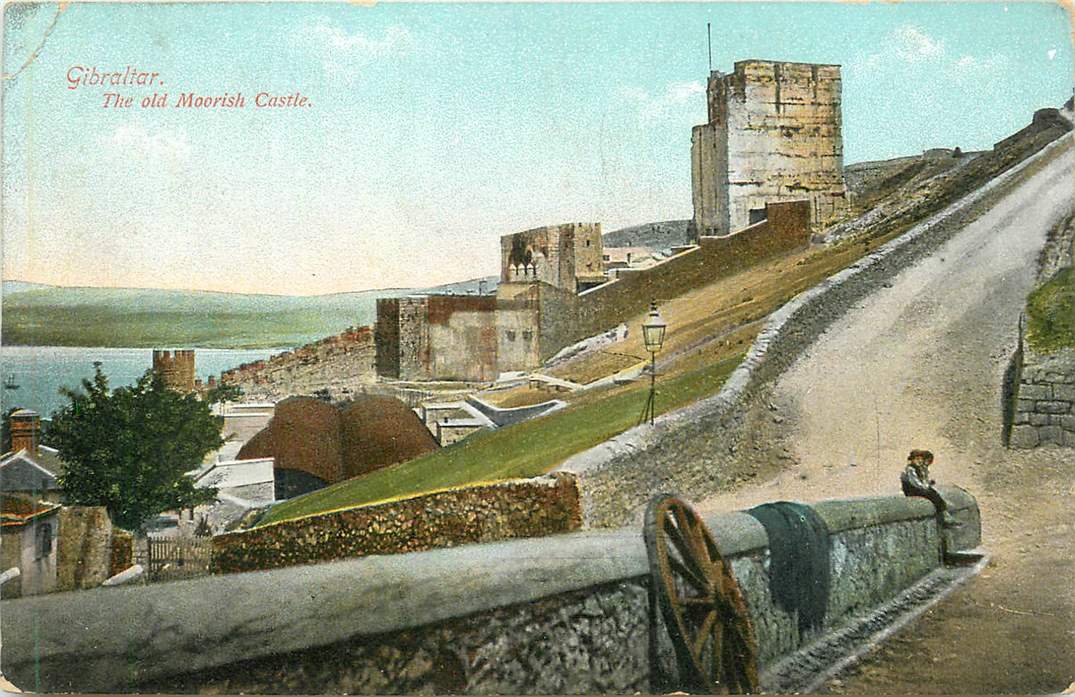 Gibraltar The old Moorish Castle