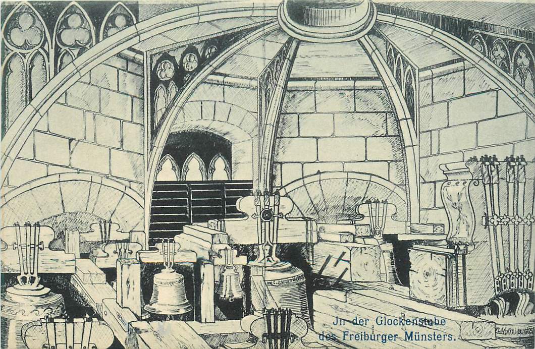 In der Glockenstube des Freiburger Munsters