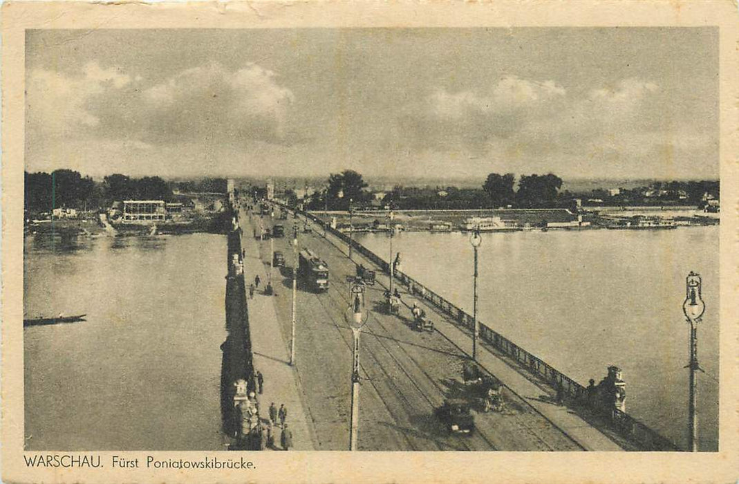 Warschau Furst poniatowskibrucke