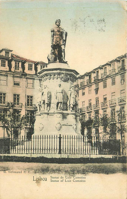Lisboa Statue de Luiz Camoens