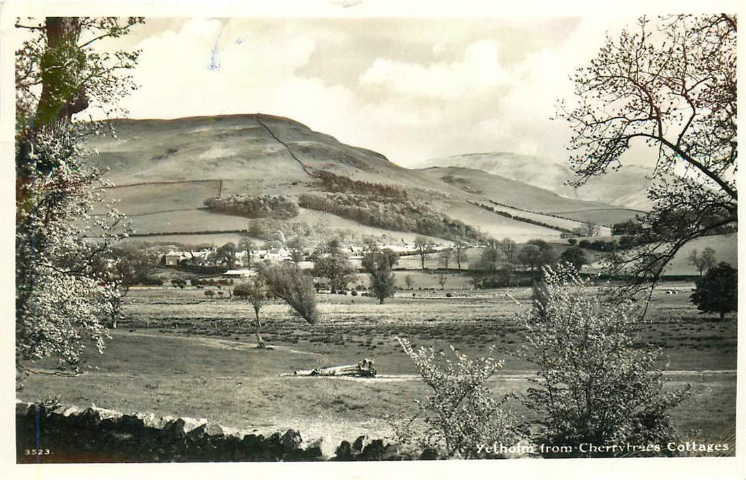 Yetholm from Cherrytrees Cottages