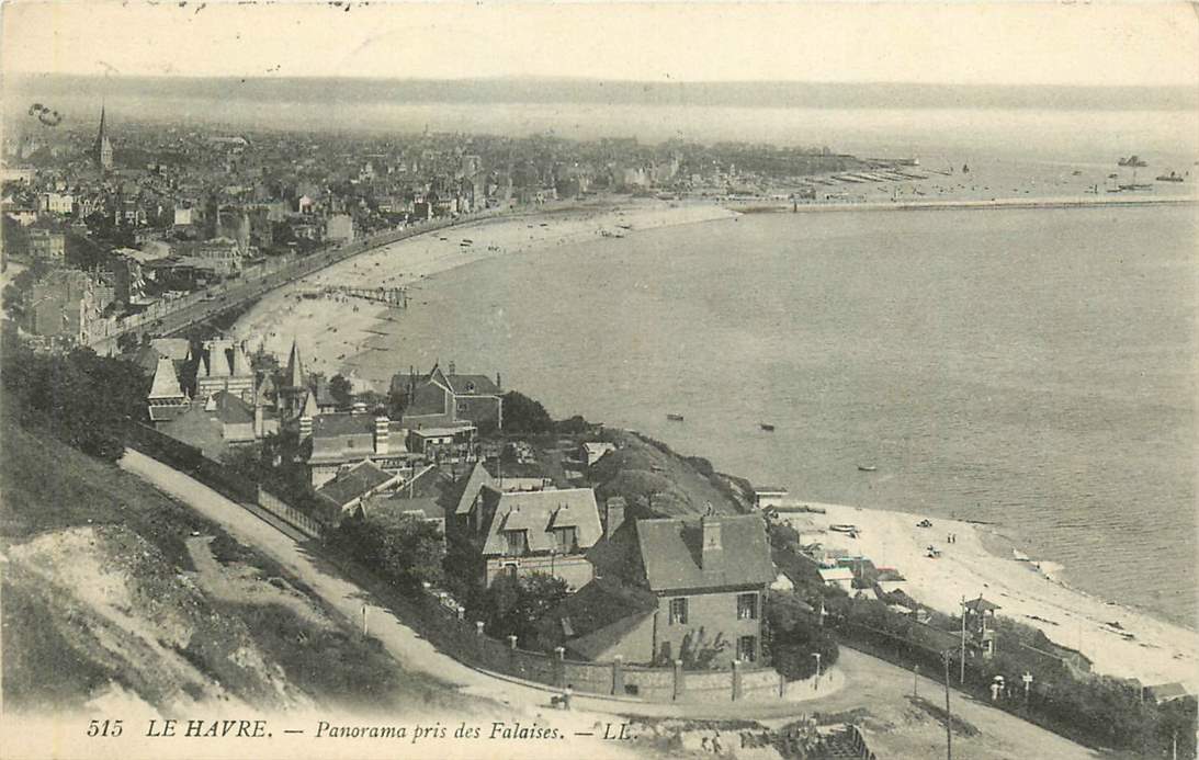 Le Havre Panorama pris des Falaises