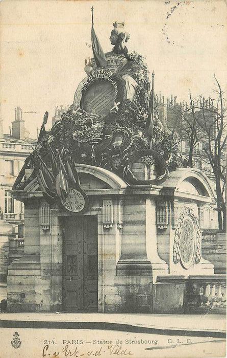 Paris Statue de Strasbourg