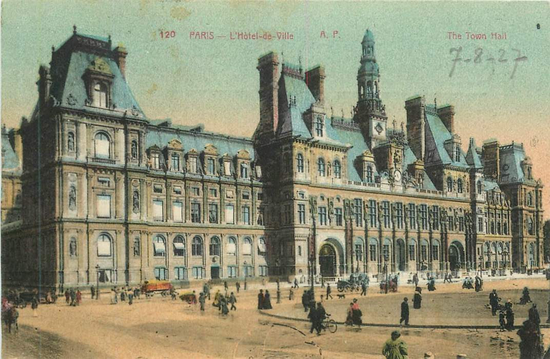 Paris l'Hotel de Ville