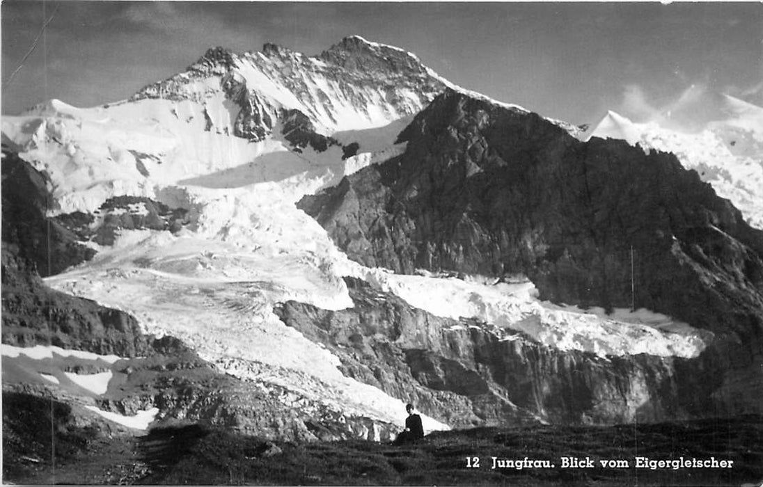 Jungfrau Blick vom Eigergletscher