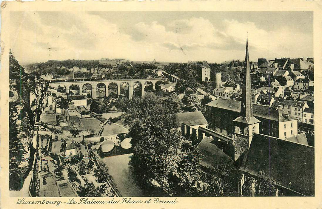 Luxembourg Le Plateau du Rham et Grund