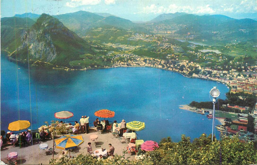 Lugano Panorama dal Monte Bre