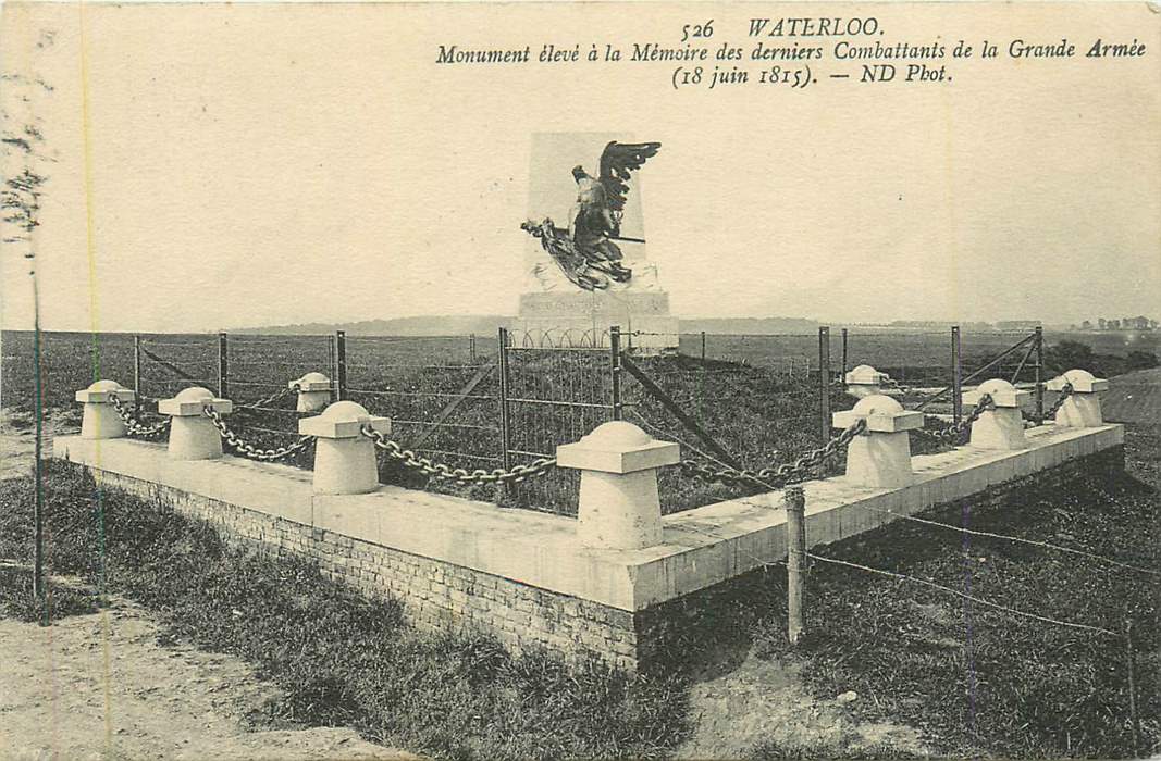 Waterloo Monument eleve a la Memoire des derniers Combattants de la Grande Armee