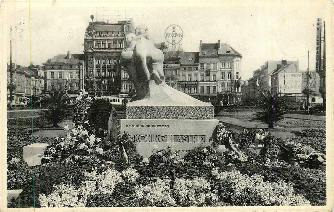 Antwerpen Standbeeld Koningin Astrid