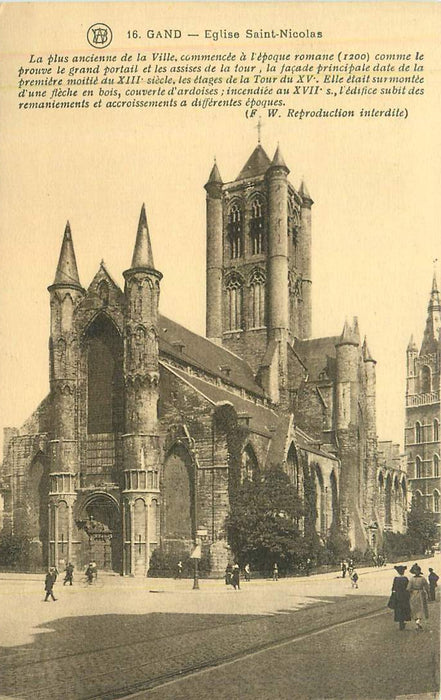 Gand Eglise Saint-Nicolas