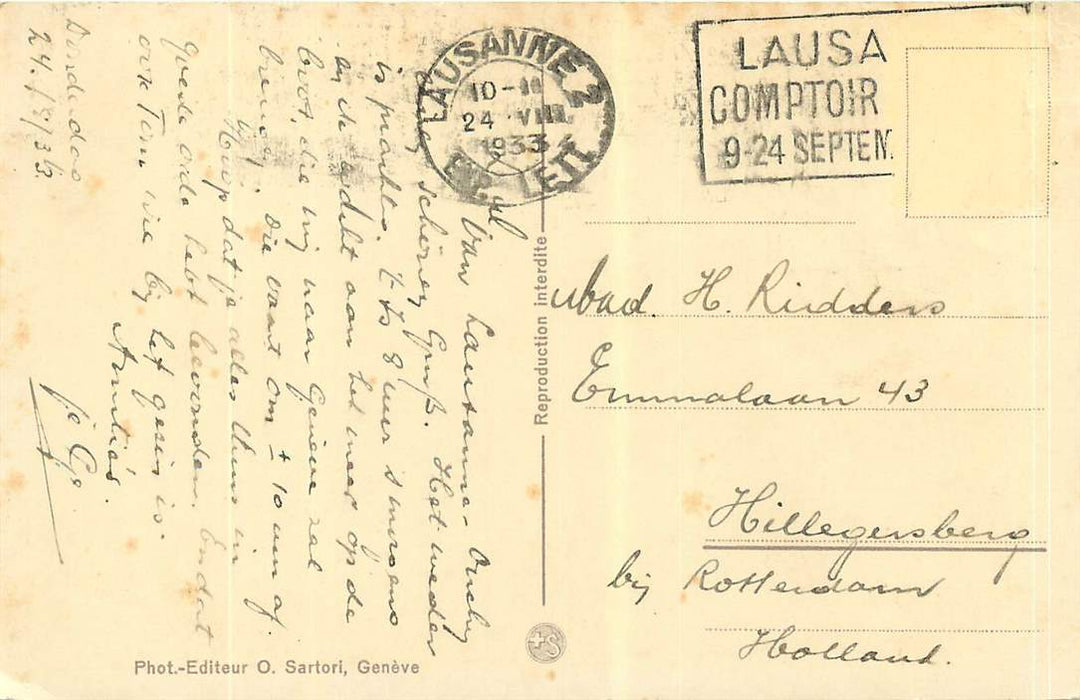 Lausanne et les Alpes de Savoie