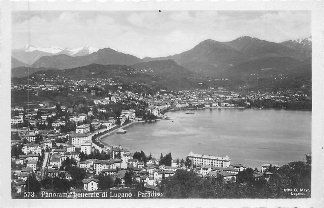 Panorama generale di Lugano