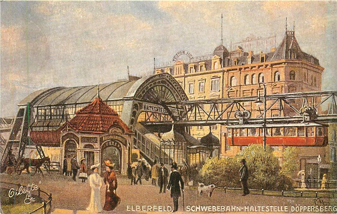 Elberfeld Schwebebahn-Haltestelle Doppersberg