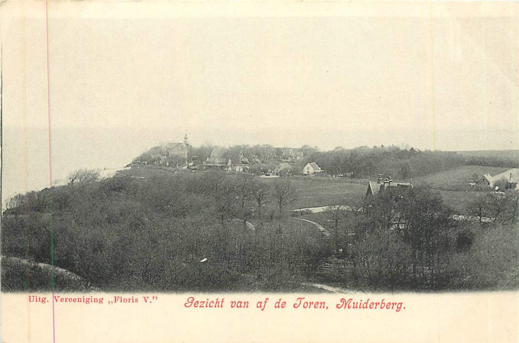 Muiderberg Gezicht vanaf de Toren