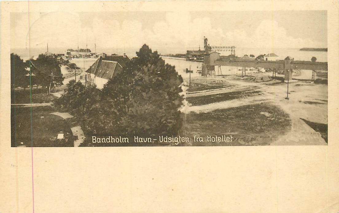 Bandholm Havn-Udsigten fra Hotellet