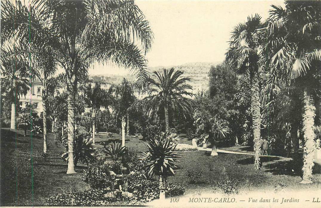 Monte-Carlo Vue dans les Jardins