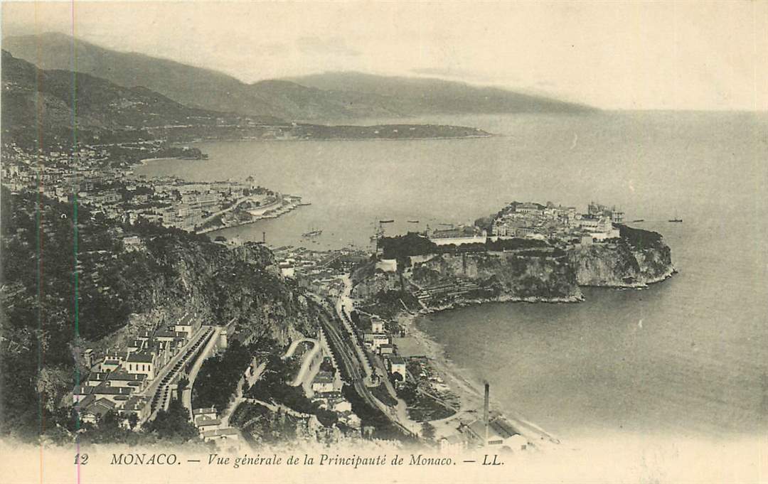 Monaco Vue generale de la Principaute de Monaco