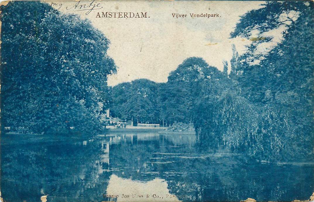 Amsterdam Vijver Vondelpark