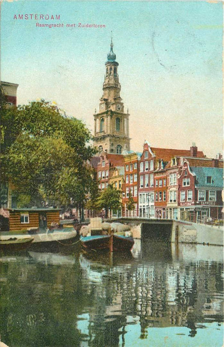 Amsterdam Raamgracht met Zuidertoren