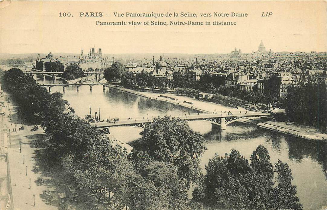 Paris Vue panoramique de la Seine