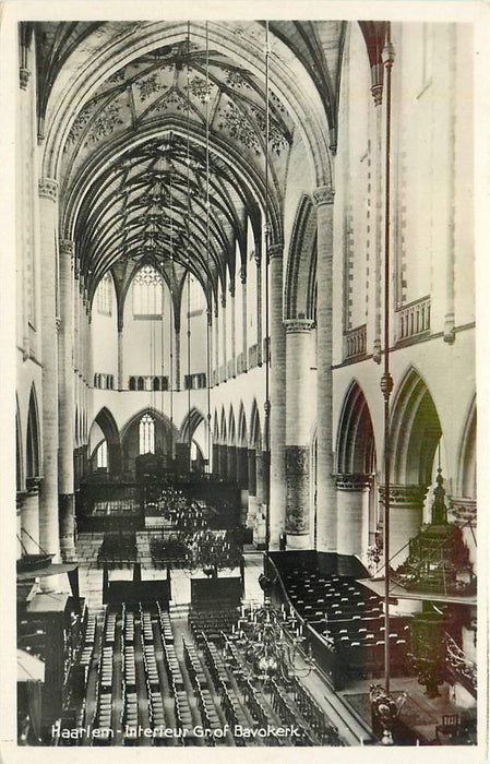 Haarlem Interieur Bavokerk