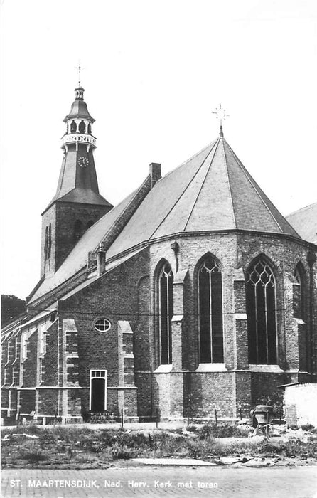 St. Maartensdijk Kerk met toren