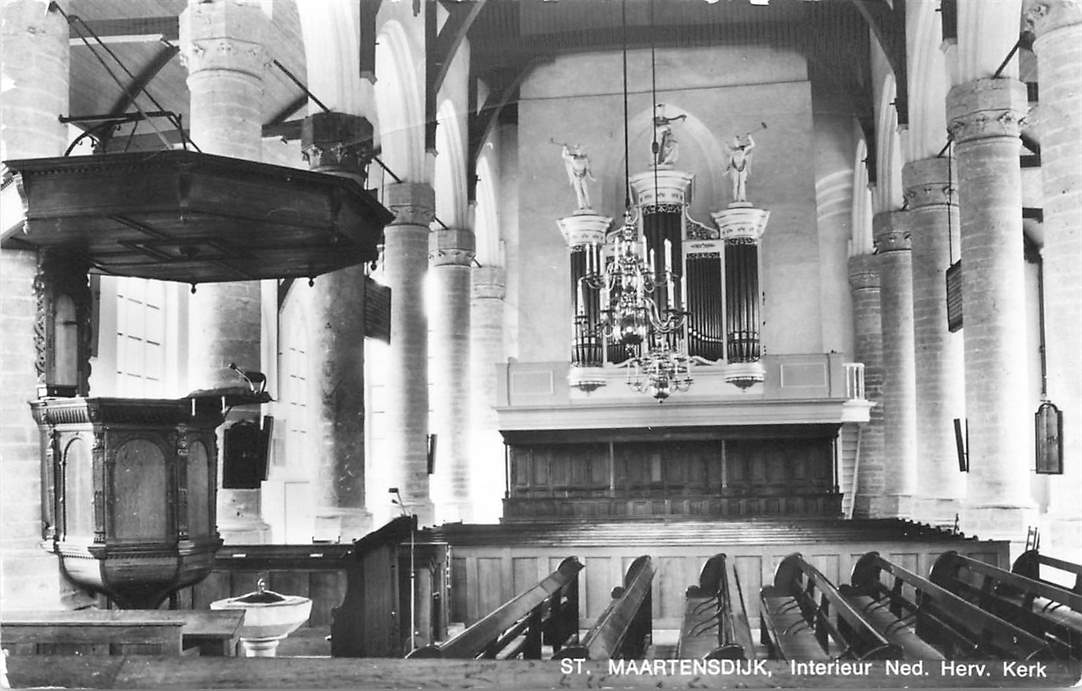 St Maartensdijk Interieur Kerk