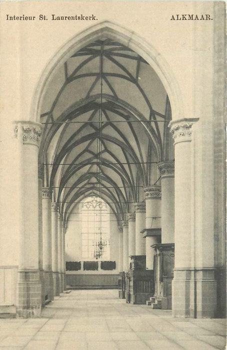 Alkmaar Interieur St. Laurentskerk