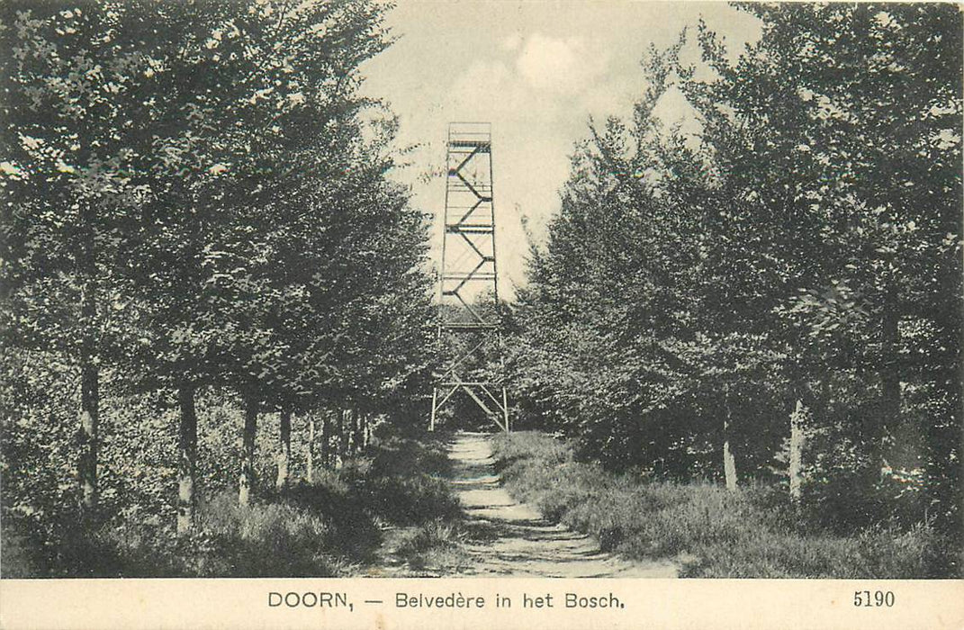 Doorn Belvedere in het Bosch