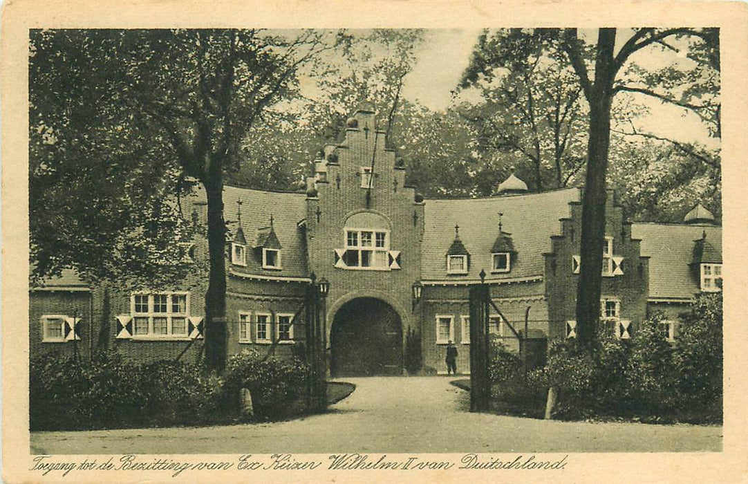 Doorn Huizen Wilhelm II van Duitschland