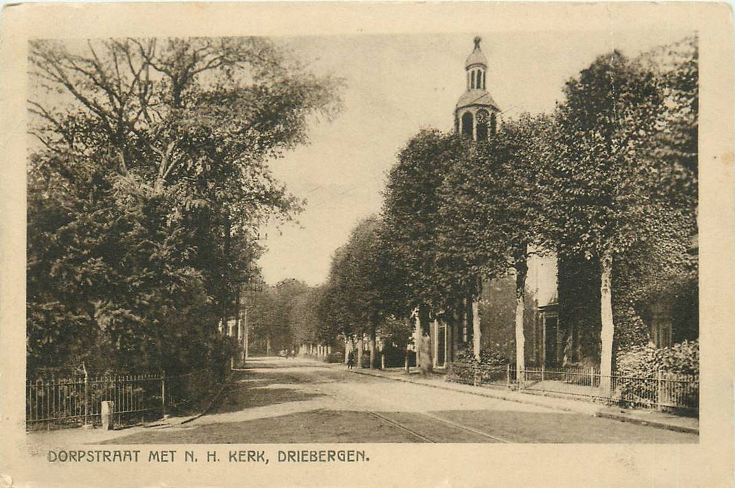 Driebergen-Rijsenburg Dorpstraat met Kerk