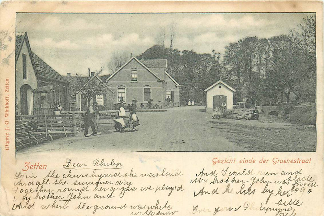 Zetten Gezicht einde der Groenestraat