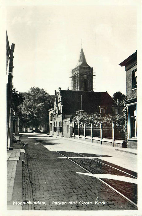 Monnickendam Zarken met Grote Kerk