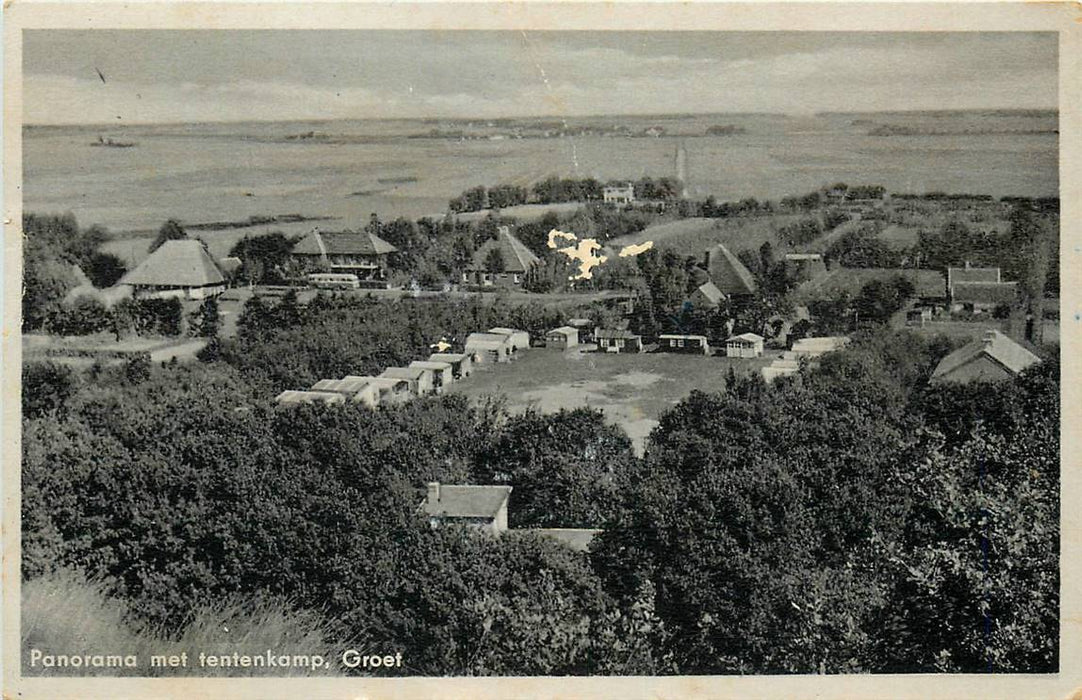 Groet Panorama met tentenkamp