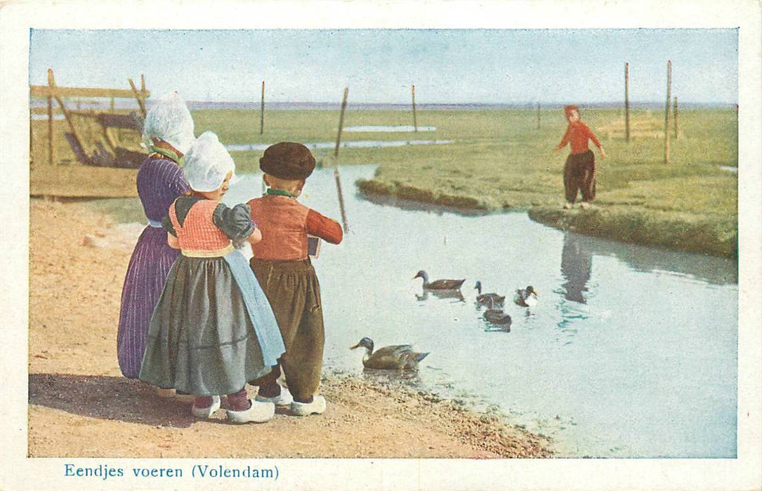 Volendam Eendjes voeren