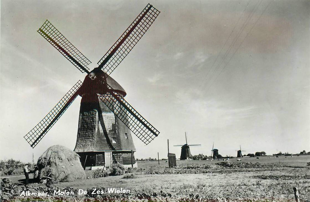 Alkmaar Molen de Zes Wielen