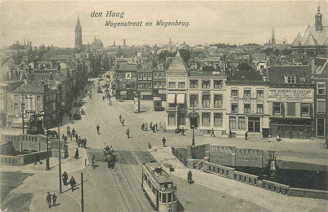 Den Haag Wagenstraat en Wagenbrug