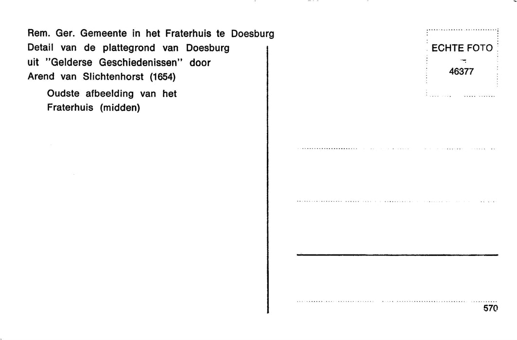 Doesburg Gemeente in het Fraterhuis