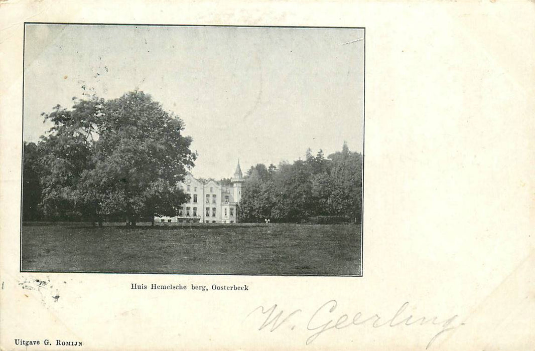 Oosterbeek Huis Hemelsche berg