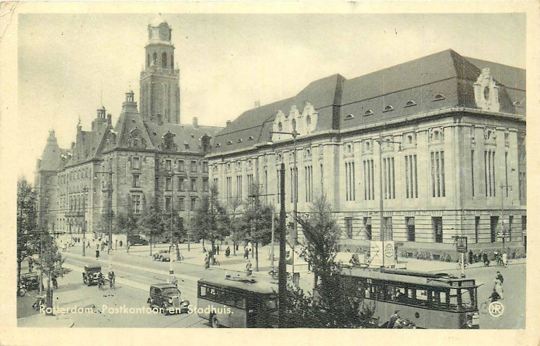 Rotterdam Postkantoor en Stadhuis