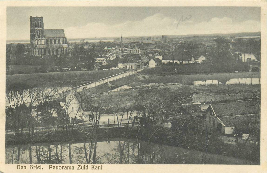 Den Briel Brielle Panorama Zuid Kant